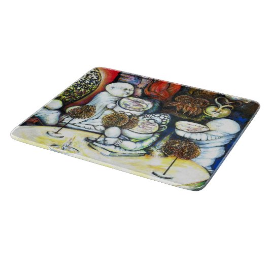 Onaangedaan door uitdaging snijplank (Hoek)