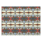 Onaangedaan door uitdaging tafelkleed (Voorkant (Horizontaal))