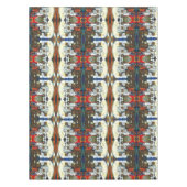 Onaangedaan door uitdaging tafelkleed (Voorkant)