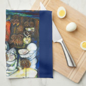 Onaangedaan door uitdaging theedoek (Quarter Fold)