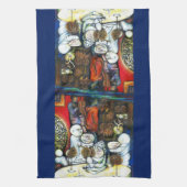 Onaangedaan door uitdaging theedoek (Verticaal)