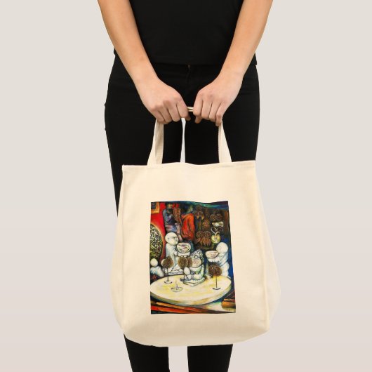 Onaangedaan door uitdaging tote bag (Voorkant (product))