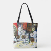 Onaangedaan door uitdaging tote bag (Achterkant)