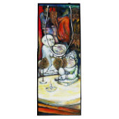 Onaangedaan door uitdaging wijn cadeautas (Achterkant)