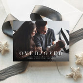 Onaangekondigde foto's op feestdagen feestdagenkaart