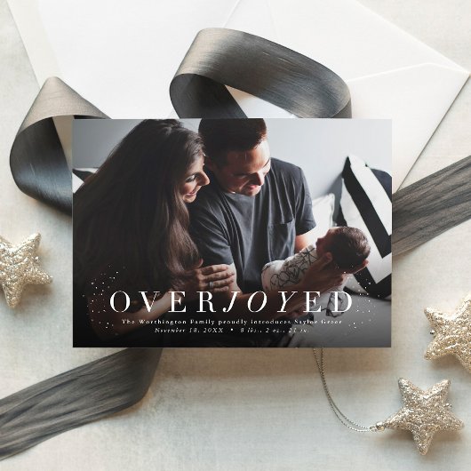 Onaangekondigde foto's op feestdagen feestdagenkaart