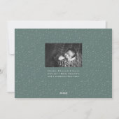 Onaangekondigde foto's op feestdagen feestdagenkaart (Achterkant)