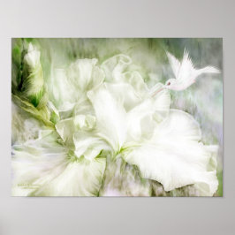 Onaangename Iris Art Poster/Afdruk Poster