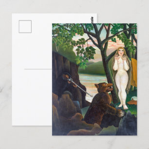 Onaangename verrassing Henri Rousseau Briefkaart