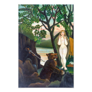 Onaangename verrassing Henri Rousseau Foto Afdruk