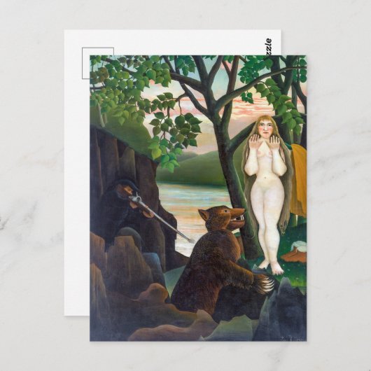 onaangename verrassingen | Henri Rousseau | Briefkaart (Voorkant / Achterkant)