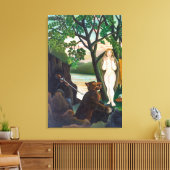 onaangename verrassingen | Henri Rousseau | Canvas Afdruk (Insitu (Woonkamer))