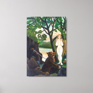 onaangename verrassingen   Henri Rousseau   Canvas Afdruk