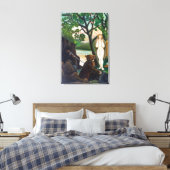 onaangename verrassingen | Henri Rousseau | Canvas Afdruk (Insitu (Slaapkamer))