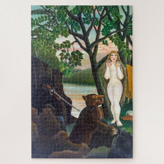 onaangename verrassingen | Henri Rousseau | Legpuzzel (Verticaal)