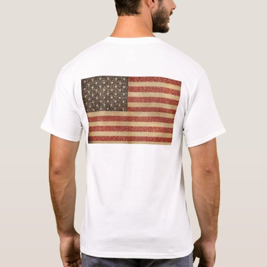 ONAANSPRAKELIJK SHIRT VAN DE VLAG VAN DE GRONDWET  (Achterkant)