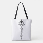 Onaantrekkelijke kunst tote bag (Achterkant)