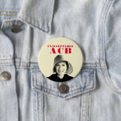 Onaanvaardbare ACB/Amy Coney Barrett Ronde Button 7,6 Cm (In situ)