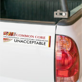 Onaanvaardbare gemeenschappelijke kern bumpersticker (Op Truck)
