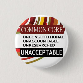 Onaanvaardbare gemeenschappelijke kern ronde button 3,2 cm