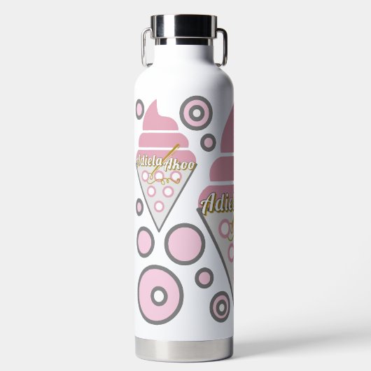 Onafbreekbare ijskap Thermische waterflacon Waterfles (Voorkant)