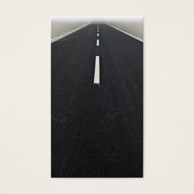 onafgebroken weg visitekaartje (Voorkant)