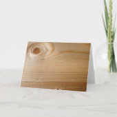 Onafgewerkt hout kaart (Voorkant)