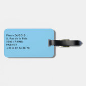 Onafgewerkt Kalta Minor Minaret - Khiva, Oezbekist Bagagelabel (Achterkant horizontaal)