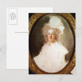 Onafgewerkt portret van Marie-Antoinette Briefkaart (Voorkant / Achterkant)