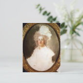 Onafgewerkt portret van Marie-Antoinette Briefkaart (Staand voorkant)