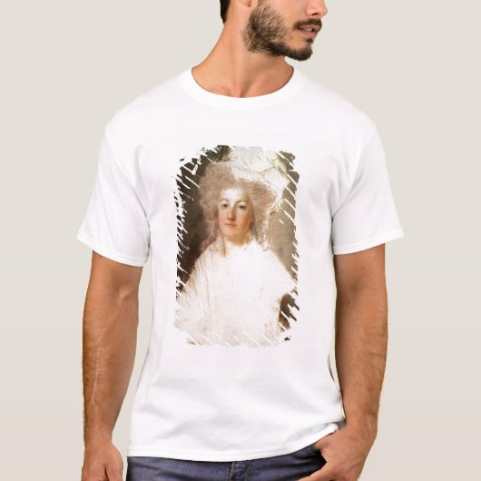 Onafgewerkt portret van Marie-Antoinette T-shirt (Voorkant)