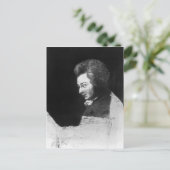 Onafgewerkt portret van Wolfgang Amadeus Mozart Briefkaart (Staand voorkant)