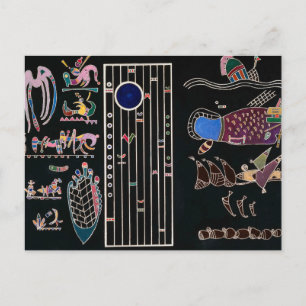 Onafgewerkt schilderij van Wassily Kandinsky Briefkaart