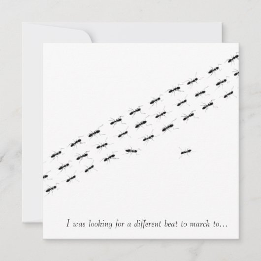 Onafhankelijk Ants Briefkaart (Voorkant)