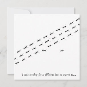 Onafhankelijk Ants Briefkaart