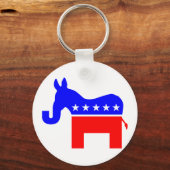 ONAFHANKELIJK EN BIPARTISAN - Donkey/olifant hybri Sleutelhanger (Voorkant)