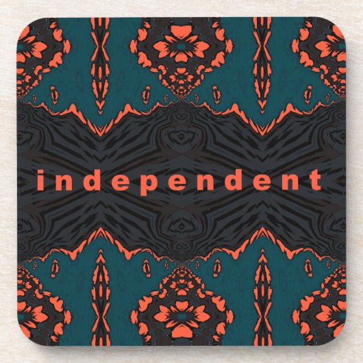 Onafhankelijk en trots bier onderzetter (Voorkant)