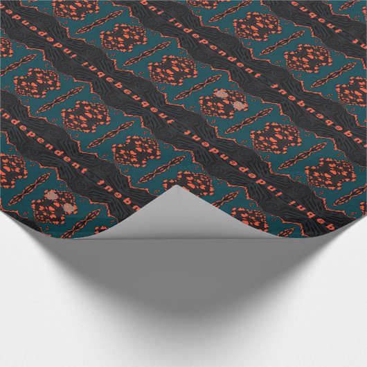 Onafhankelijk en trots. cadeaupapier (Hoek)