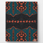 Onafhankelijk en trots fotoplaat (Voorkant)