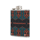 Onafhankelijk en trots heupfles (Links)