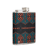 Onafhankelijk en trots heupfles (Rechts)