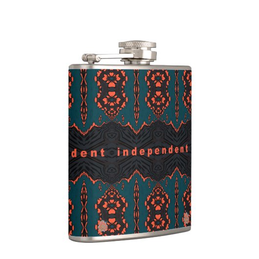 Onafhankelijk en trots heupfles (Rechts)