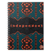 Onafhankelijk en trots in groen en Oranje Notitieboek (Voorkant)