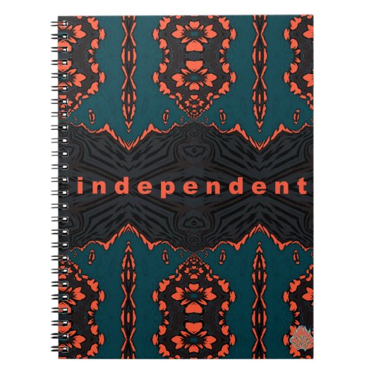 Onafhankelijk en trots in groen en Oranje Notitieboek (Voorkant)