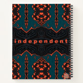 Onafhankelijk en trots. notitieboek (Achterkant)