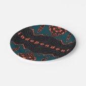 Onafhankelijk en trots papieren bordje (Gekanteld)