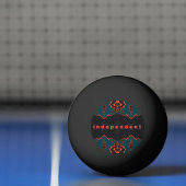 Onafhankelijk en trots pingpongbal (Net)