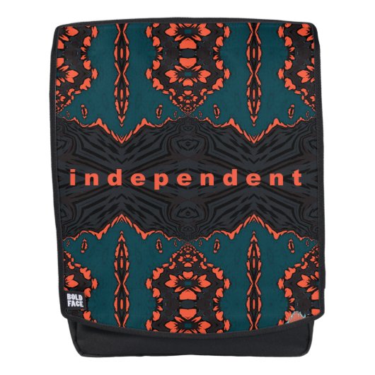 Onafhankelijk en trots. rugtassen (Voorkant)