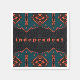 Onafhankelijk en trots servet