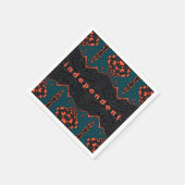 Onafhankelijk en trots servet (Hoek)